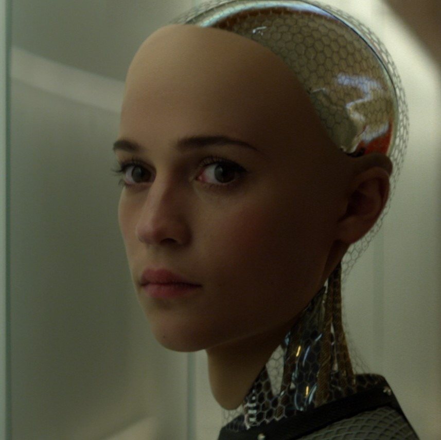 The android Ava from the movie Ex machina 