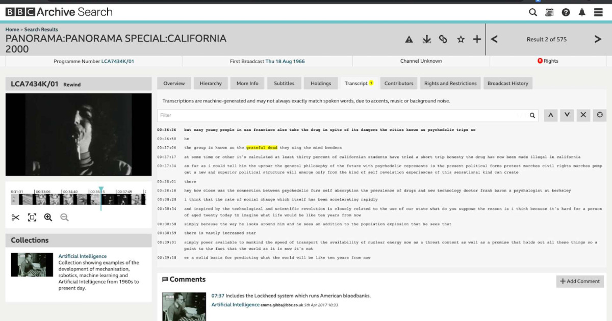 AI in Audiovisual Archives: Transforming Search, Reuse, and More