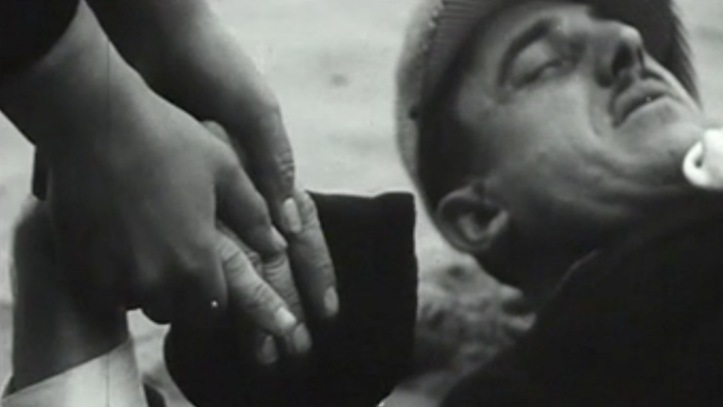 Still uit: Jiu jitsu de zelfverdediging zonder wapens, Polygoon Hollands Nieuws 1934, Public Domain Mark