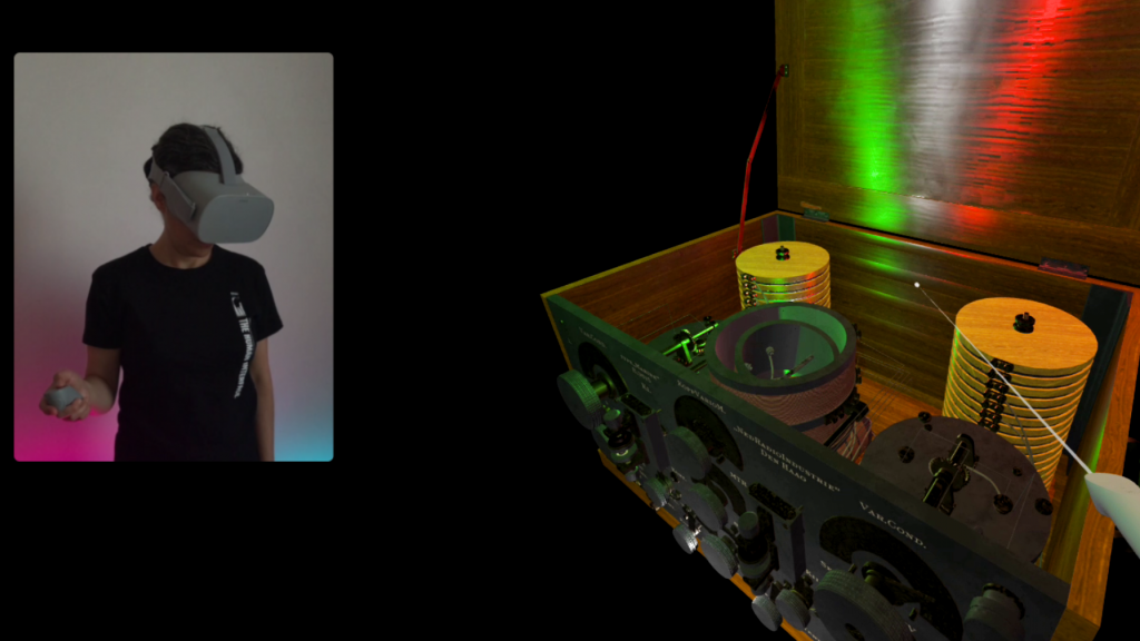 Visualizing a radio of the past using technology of the future