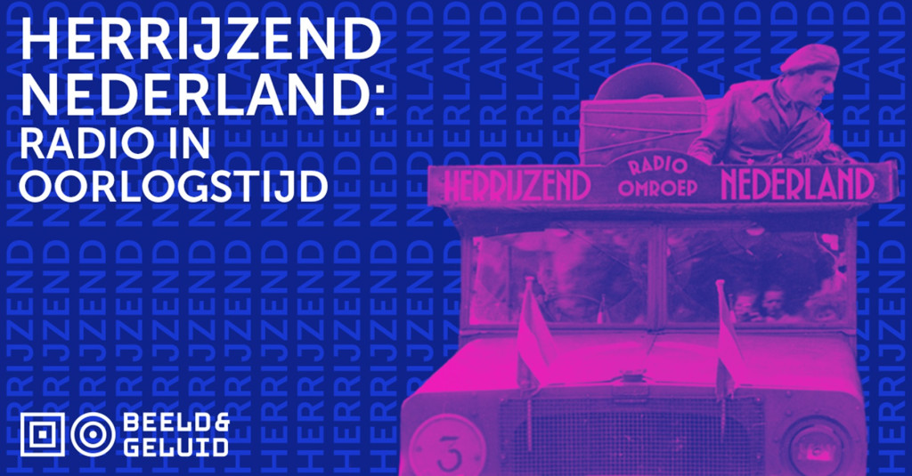 Podcast Radio Herrijzend Nederland - radiowagen tussen blij publiek