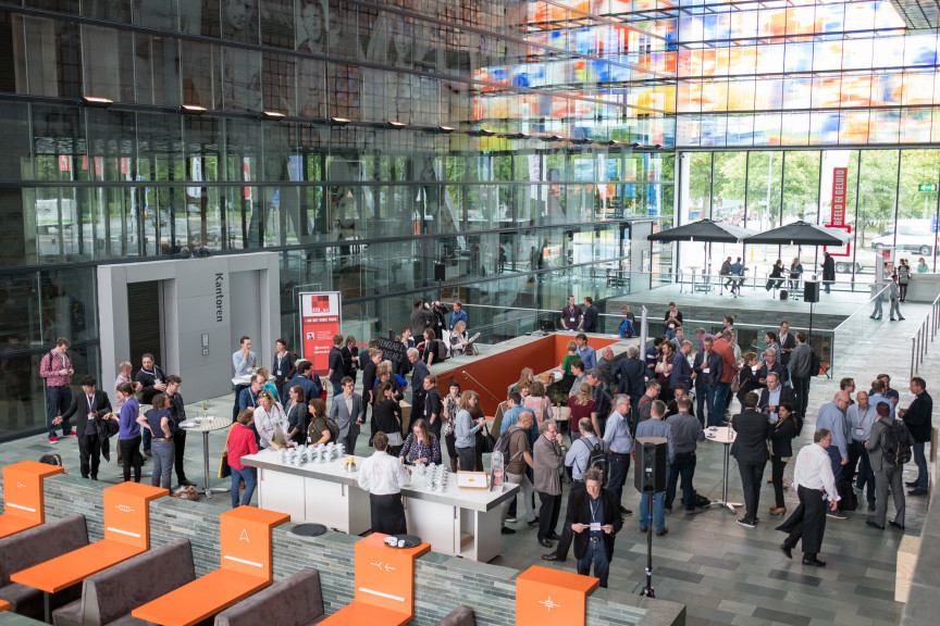 People gathering in Sound & Vision