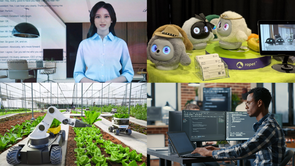 collage van toepassingen van ai 