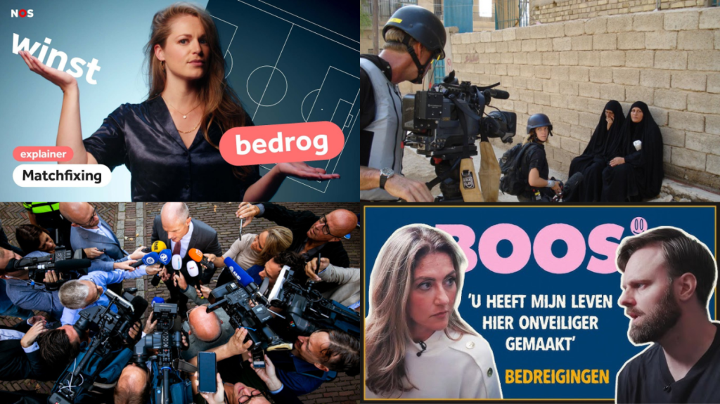 4 foto's van journalisme