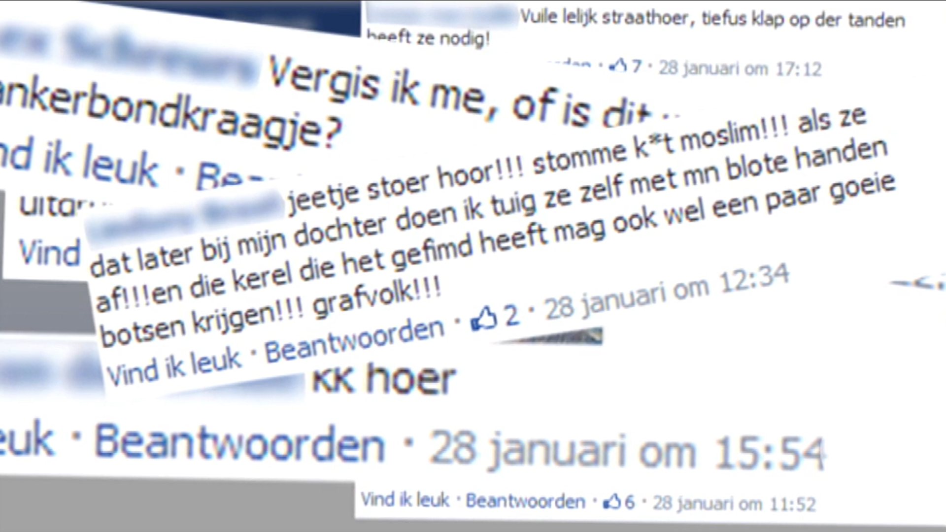 pestgedrag via online haatcomments