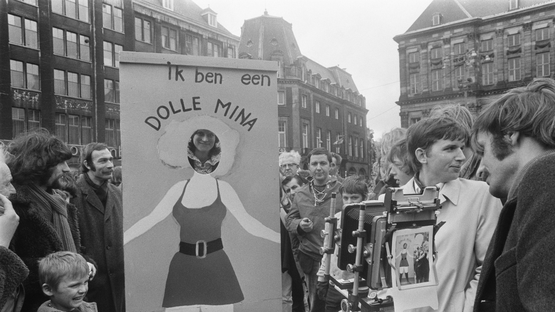 archiefbeeld van dolle minas