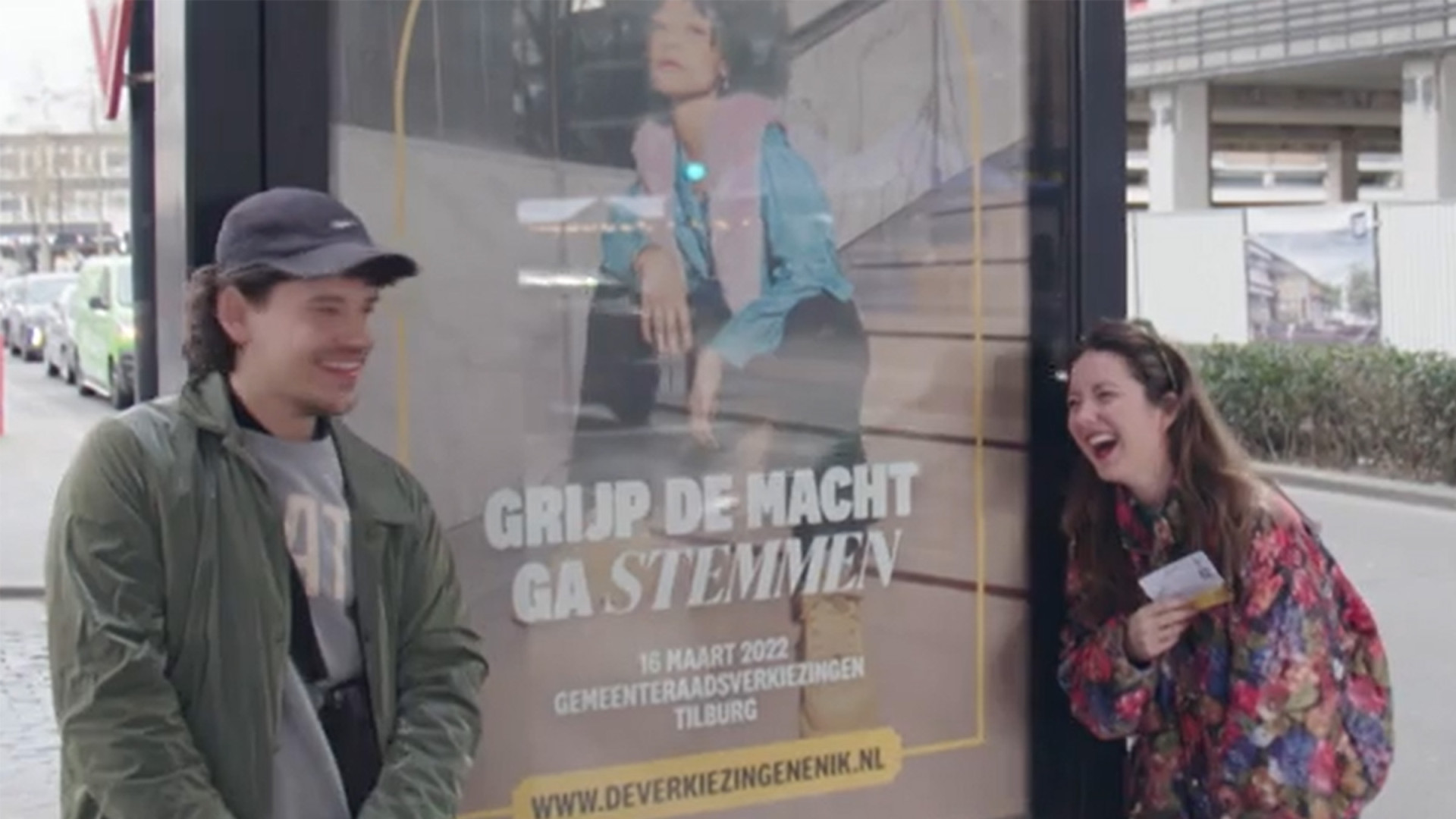 Een campagne tijdens de gemeenteraadsverkiezingen in 2026.