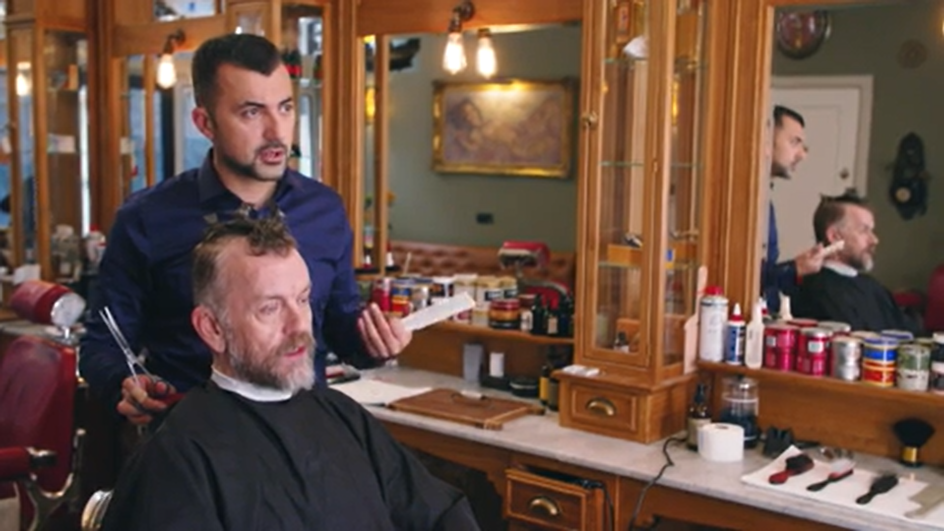 kapper die man knipt