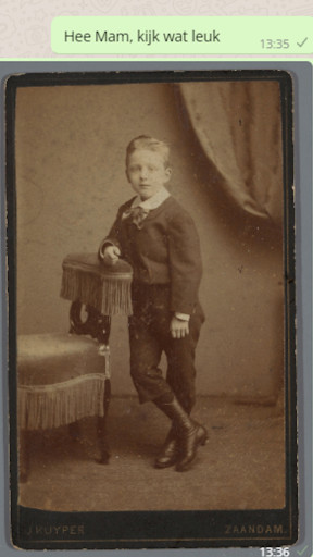 Foto van jongetje