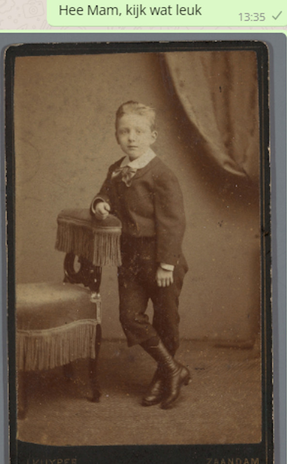 Foto van jongetje